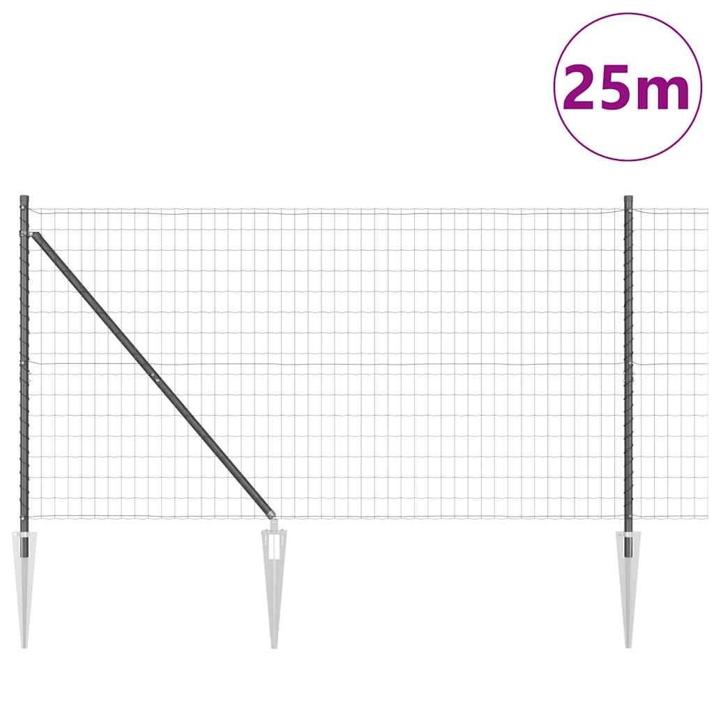 Tvora su stulpais Pilka 1.2 x 25 m Plienas