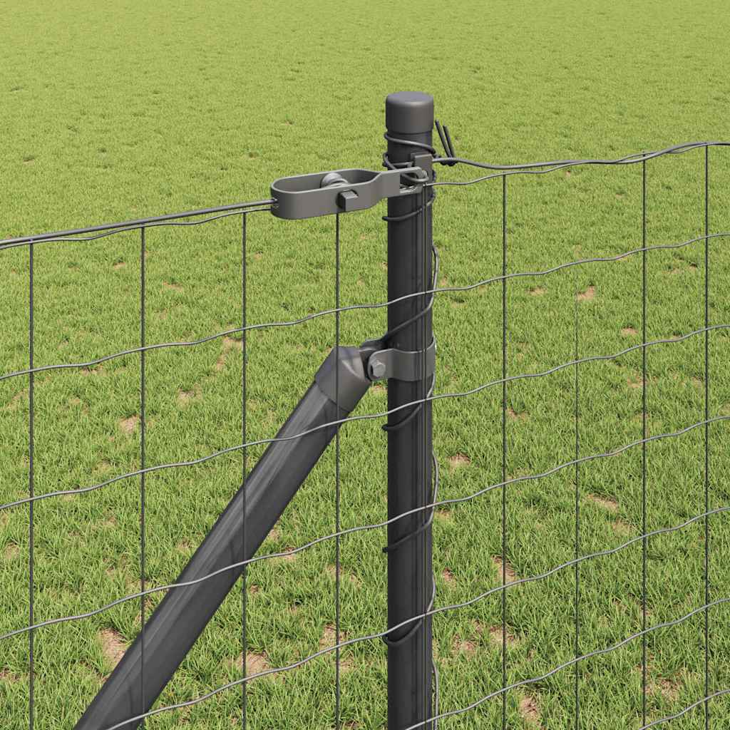 Žogs ar stabiem Pelēks 1,4 x 10 m Tērauds