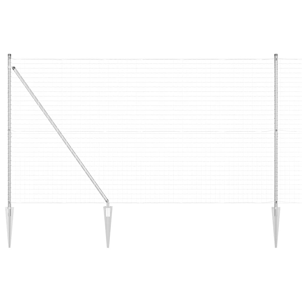 Tvora su stulpais Sidabro 1.5 x 10 m Plienas