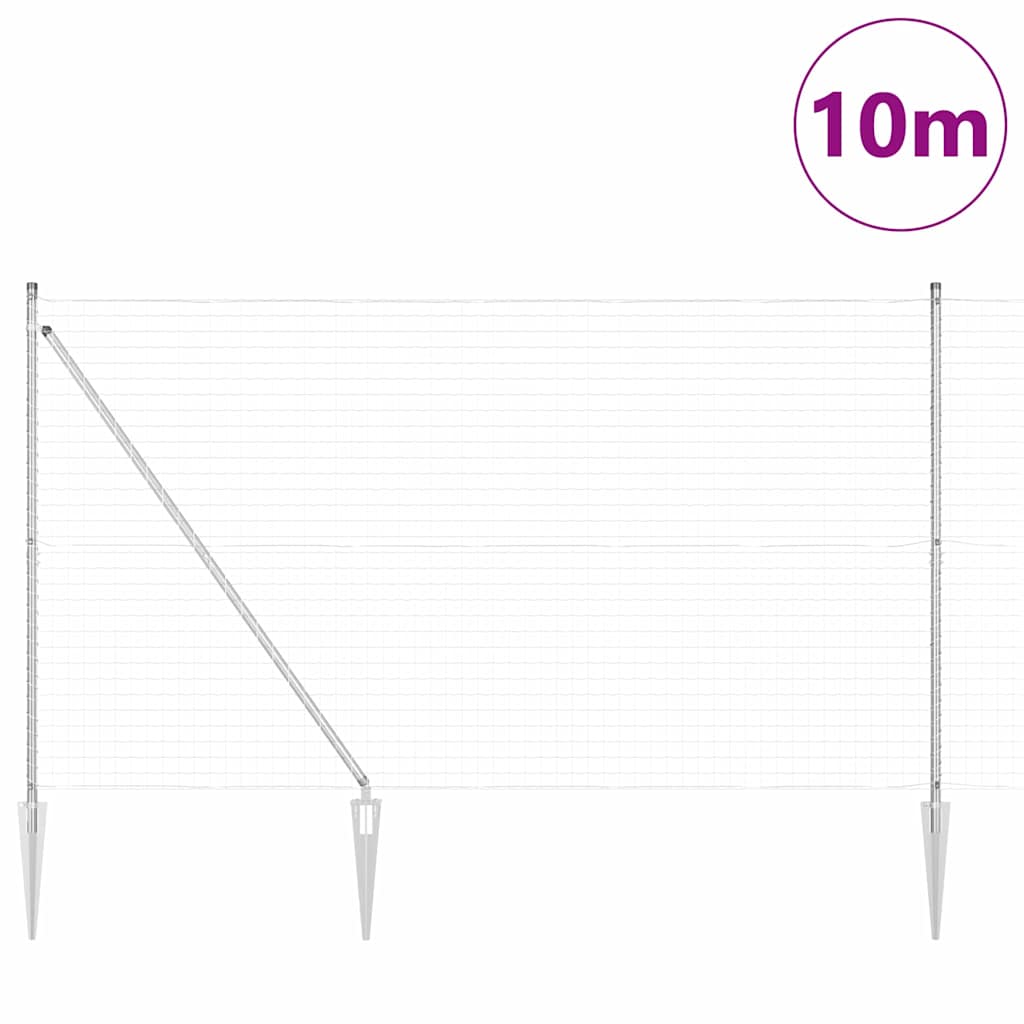 Tvora su stulpais Sidabro 1.5 x 10 m Plienas