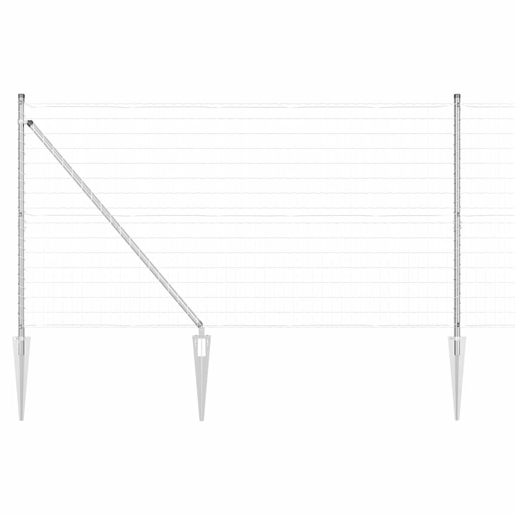 Tvora su stulpais Sidabro 1.4 x 10 m Plienas