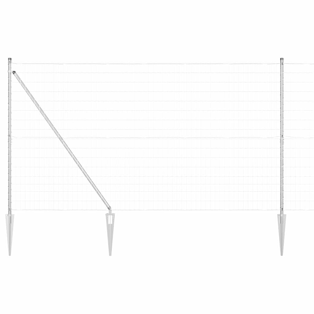 Tvora su stulpais Sidabro 1.5 x 10 m Plienas