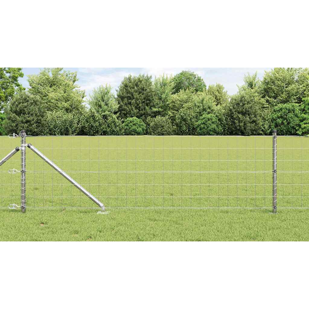 Tvora su stulpais Sidabro 0.4 x 10 m Plienas