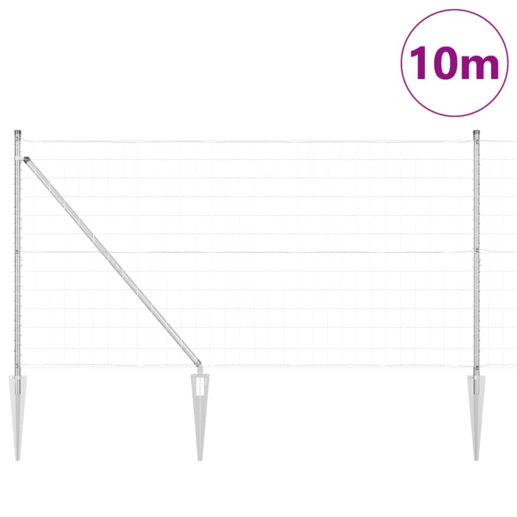 Tvora su stulpais Sidabro 1.4 x 10 m Plienas