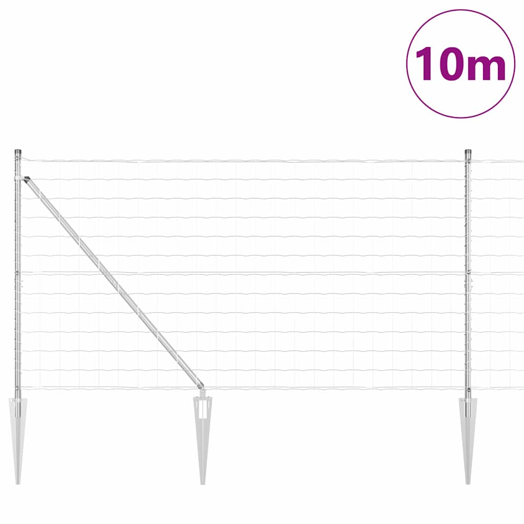Tvora su stulpais Sidabro 1.4 x 10 m Plienas