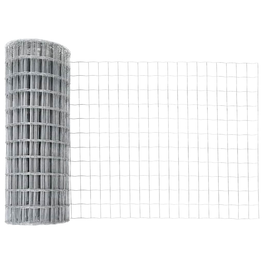 Tvora su stulpais Sidabro 0.4 x 25 m Plienas