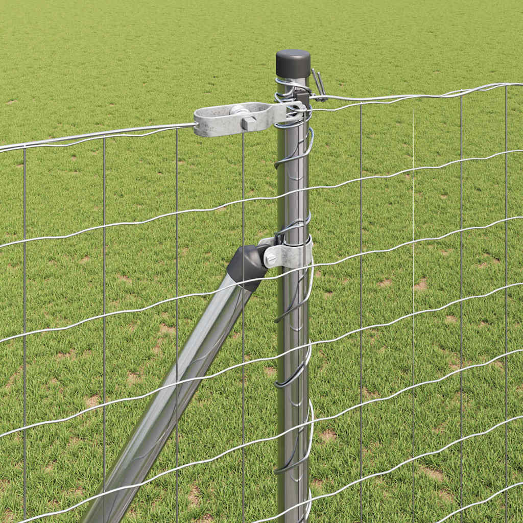 Žogs ar stabiem Sudraba 1.5 x 10 m Tērauds