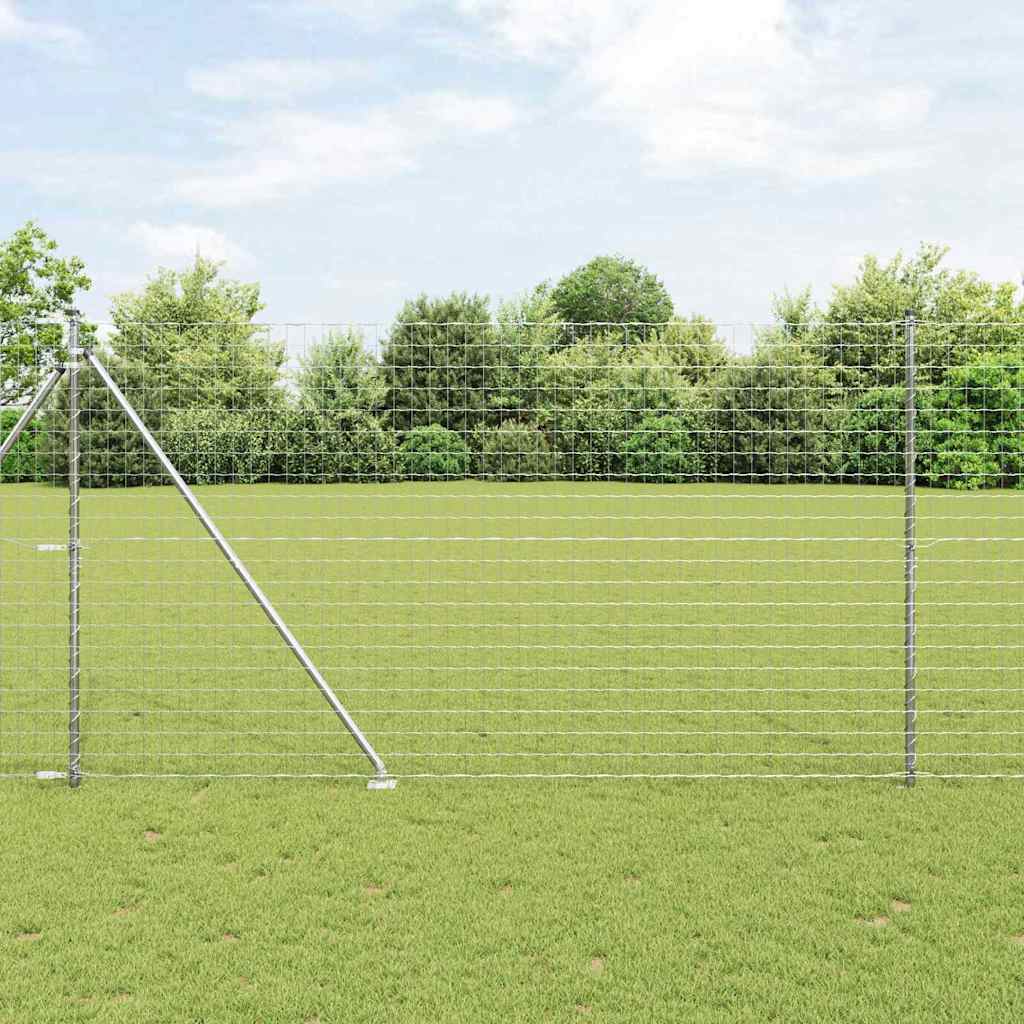 Žogs ar stabiem Sudraba 1.5 x 10 m Tērauds