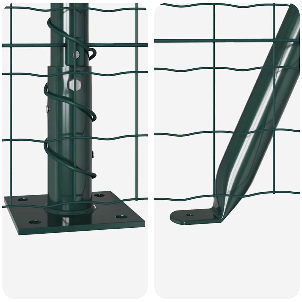 Žogs ar stabiem Zaļš 1.4 x 10 m Tērauds
