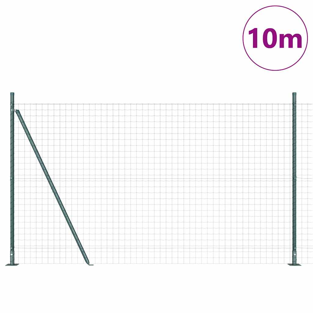 Žogs ar stabiem Zaļš 1.4 x 10 m Tērauds