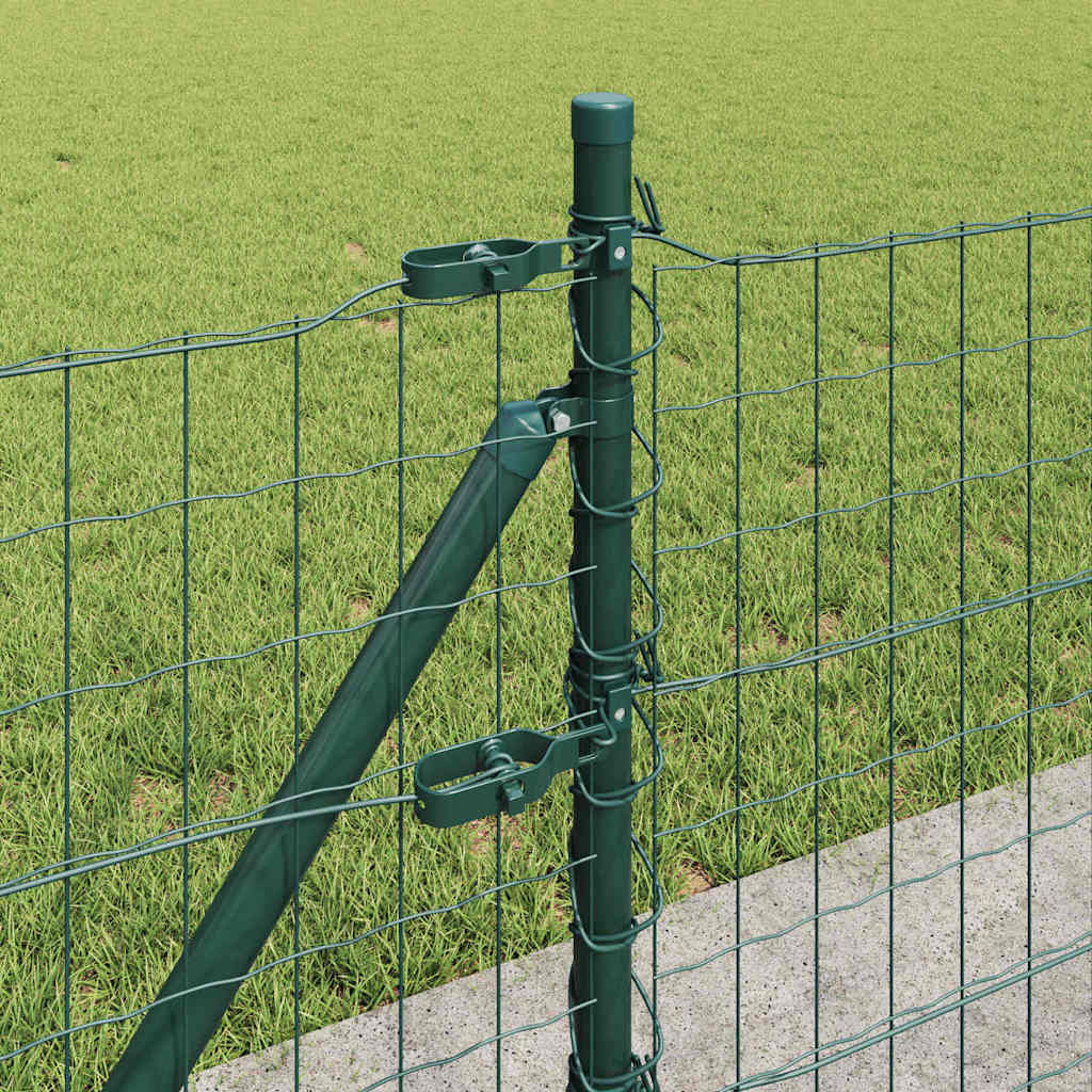 Tvora su stulpais Žalia 0.4 x 10 m Plienas