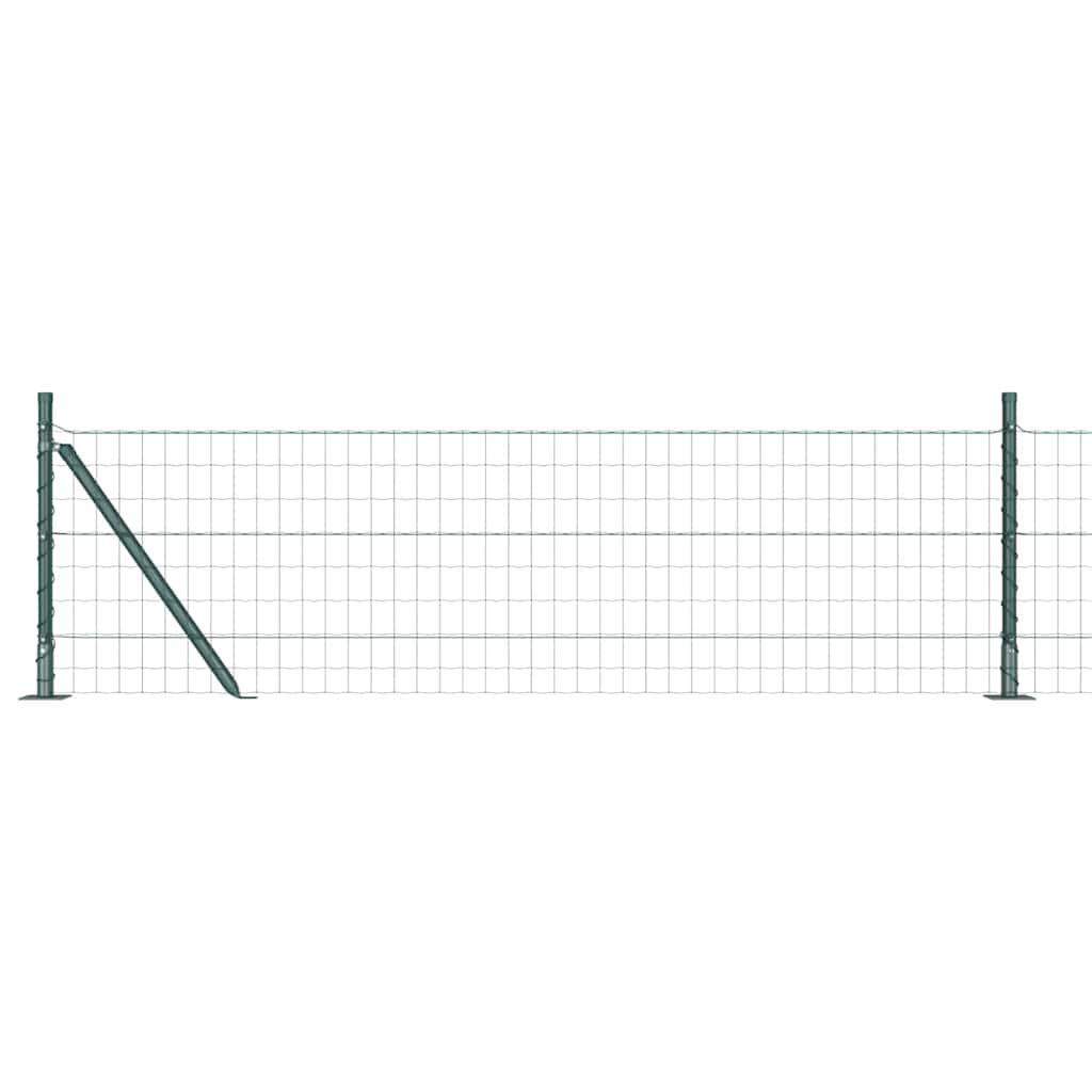 Tvora su stulpais Žalia 0.4 x 10 m Plienas