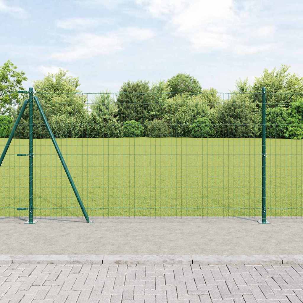 Žogs ar stabiem Zaļš 1.2 x 10 m Tērauds