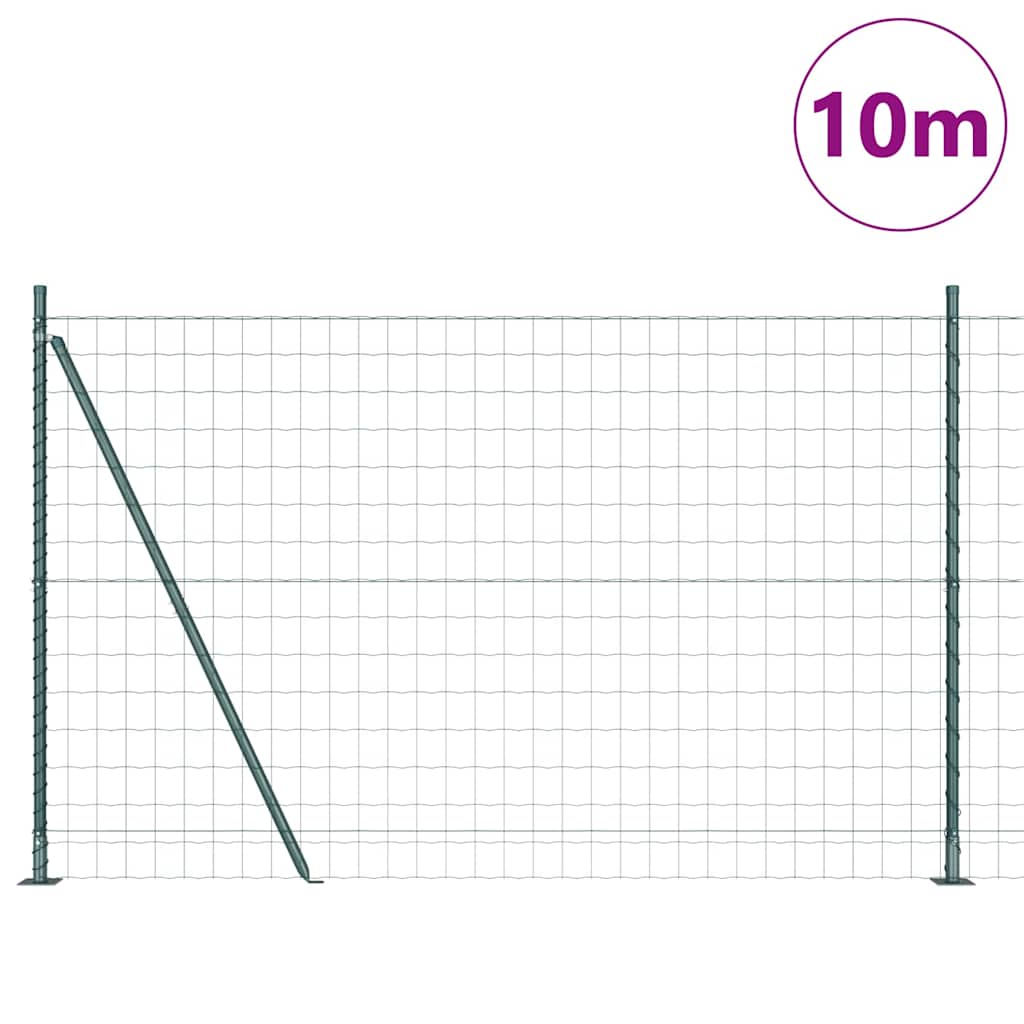 Tvora su stulpais Žalia 1.5 x 10 m Plienas