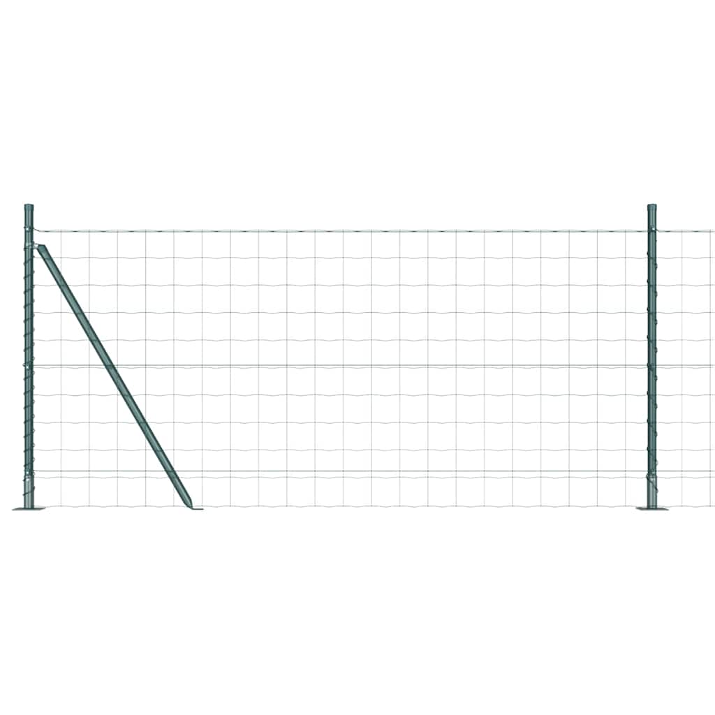 Tvora su stulpais Žalia 0.8 x 10 m Plienas
