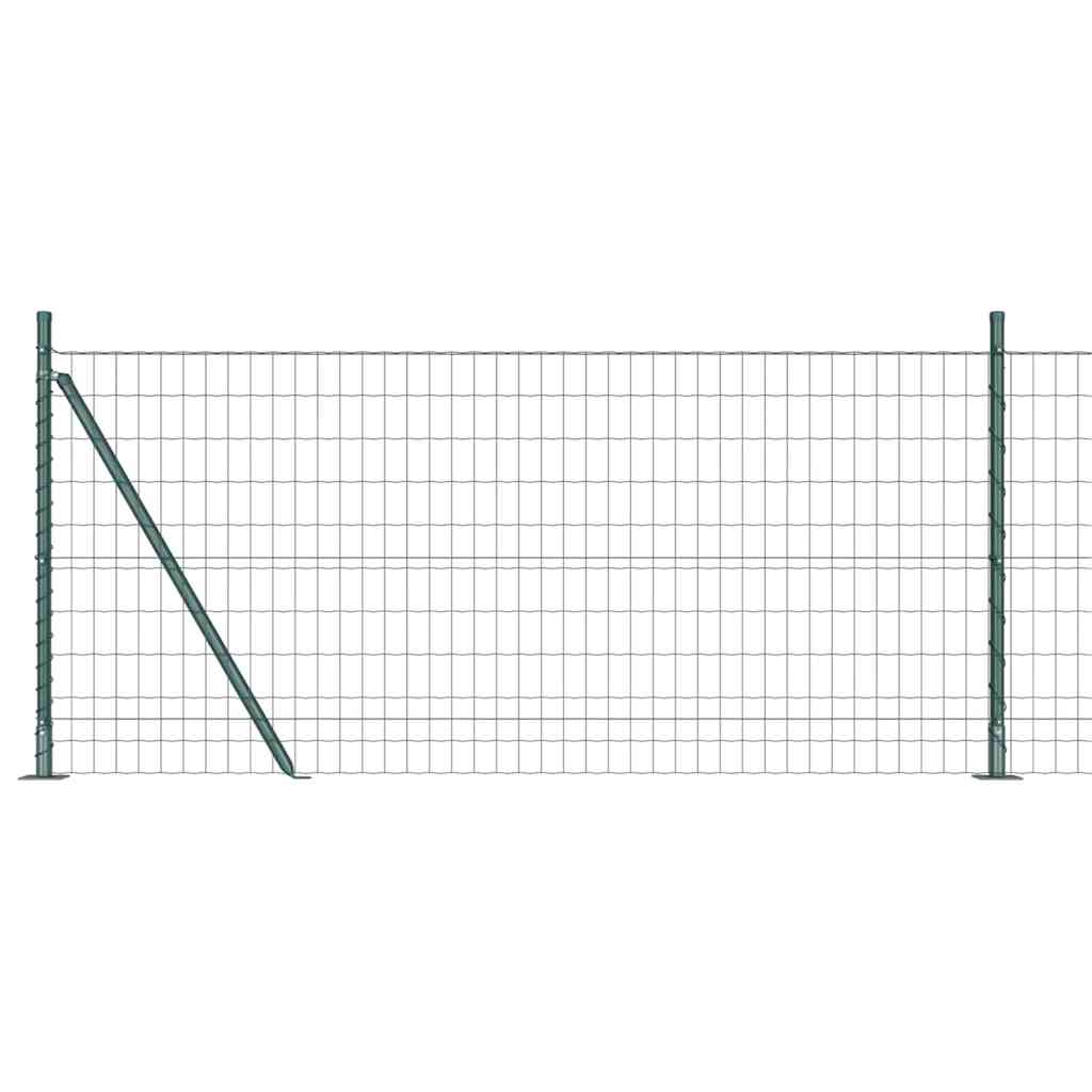 Žogs ar stabiem Zaļš 0.8 x 25 m Tērauds