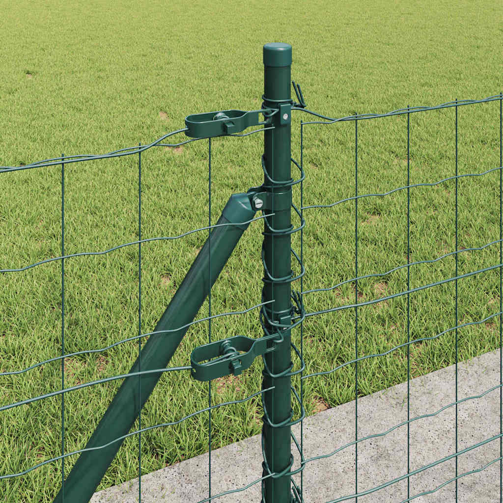 Žoga ar stabiem Zaļa 0.6 x 25 m Tērauds