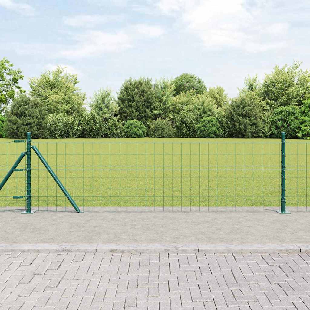 Žoga ar stabiem Zaļa 0.6 x 25 m Tērauds
