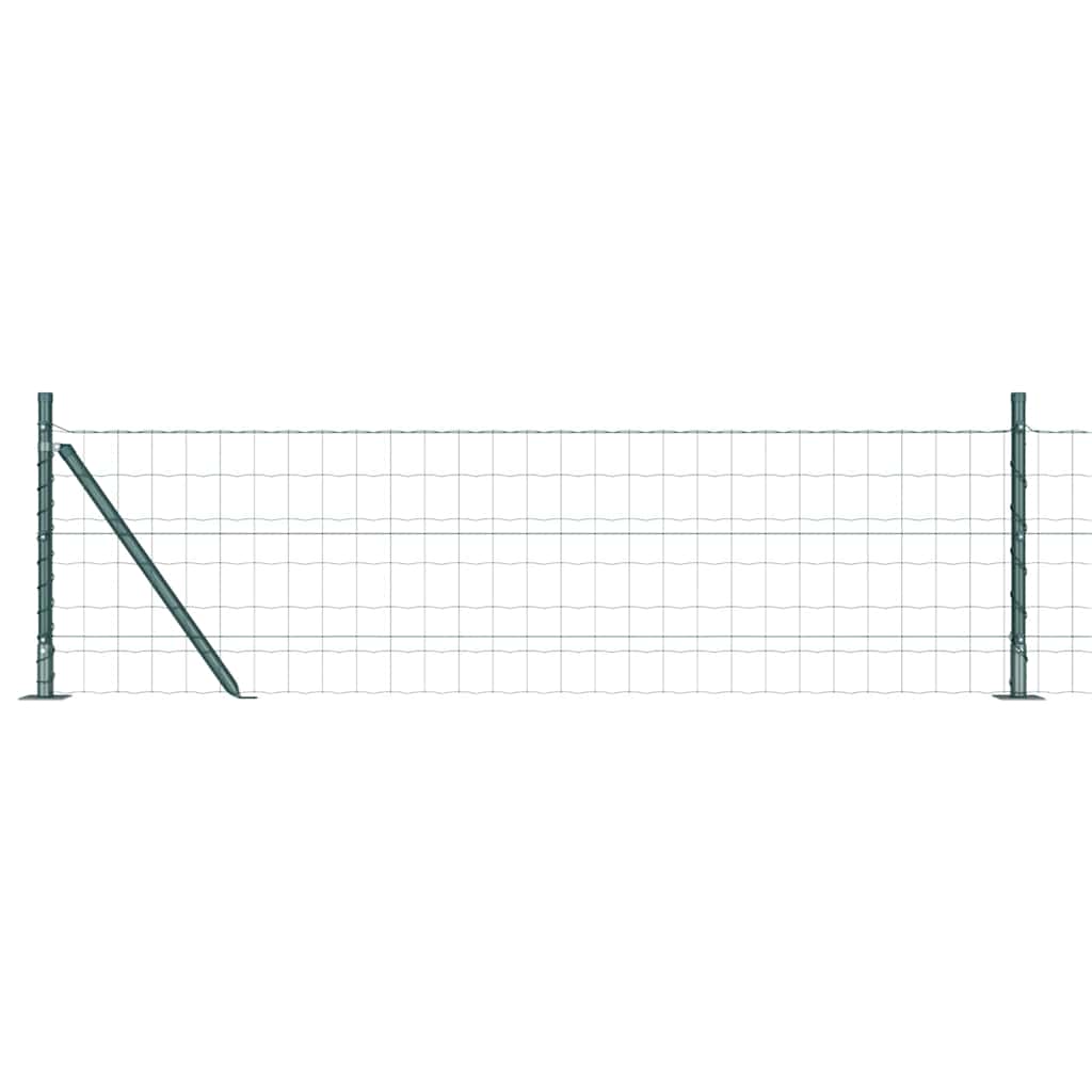 Žoga ar stabiem Zaļa 0.6 x 25 m Tērauds