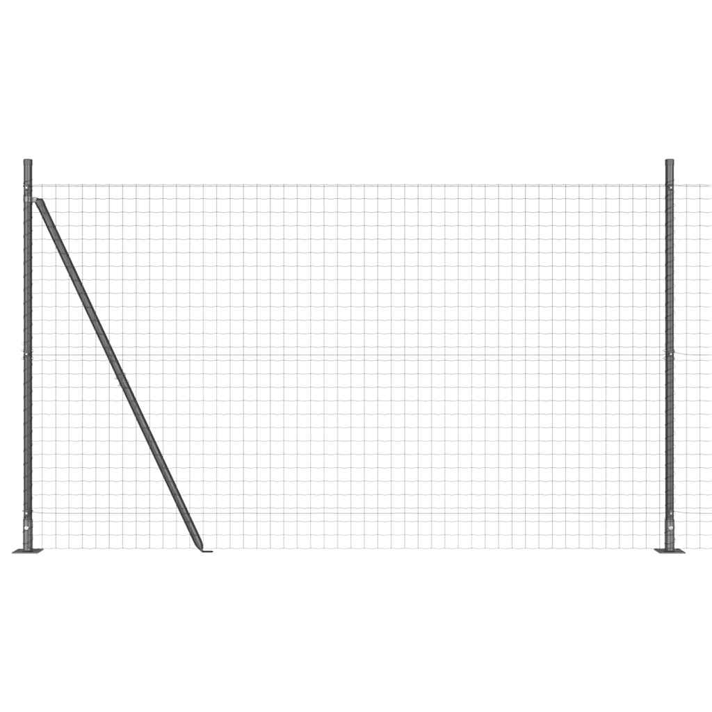 Žogs ar stabiem Pelēks 1.6 x 10 m Tērauds