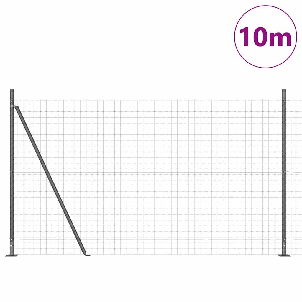 Žogs ar stabiem Pelēks 1.6 x 10 m Tērauds