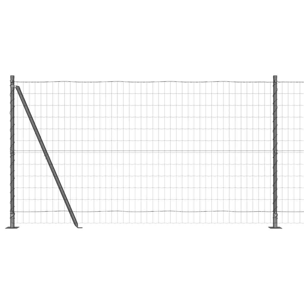 Žogs ar stabiem Pelēks 1.2 x 10 m Tērauds