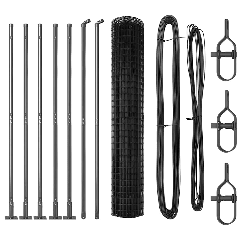 Tvora su stulpais Pilka 1.5 x 10 m Plienas