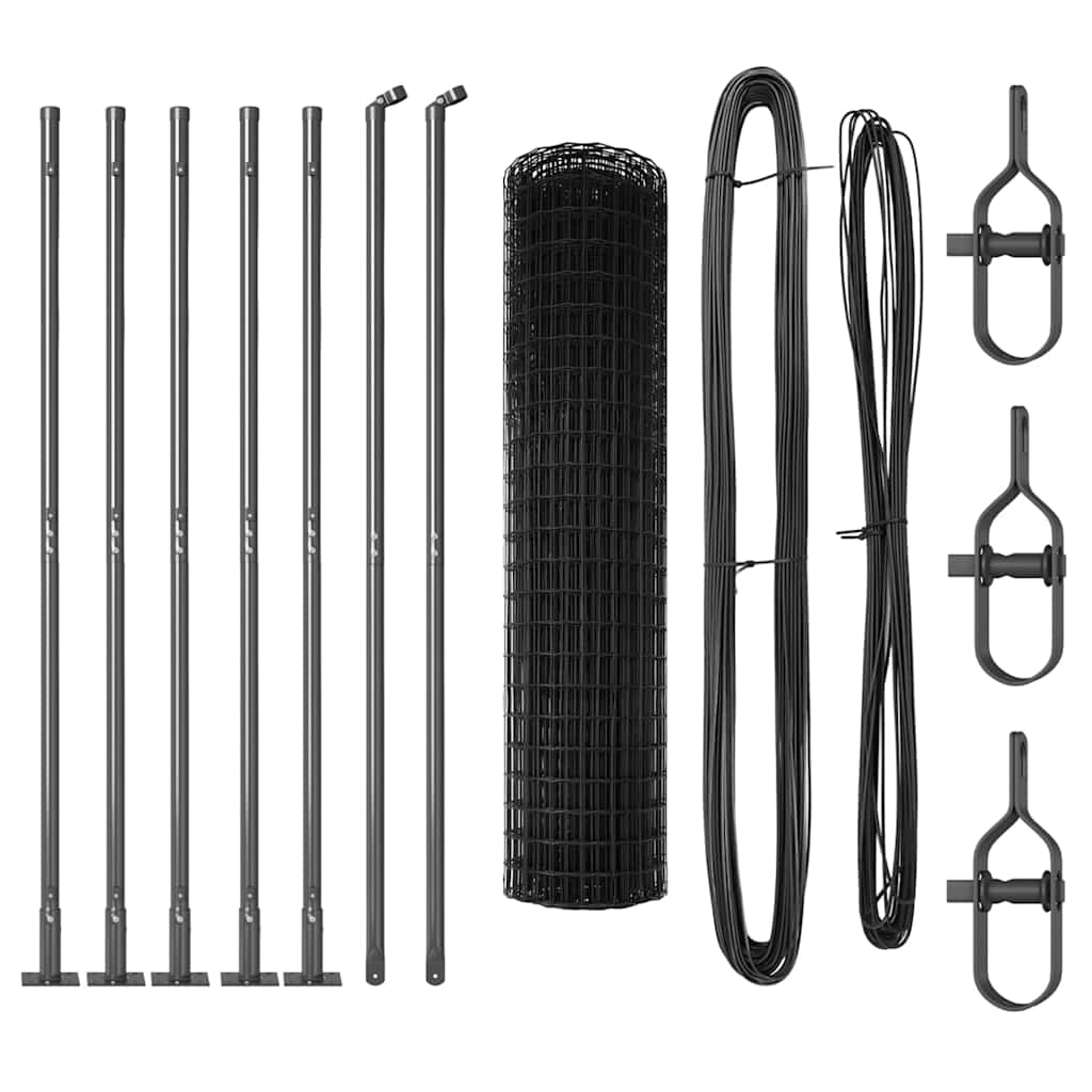 Tvora su stulpais Pilka 1 x 10 m Plienas