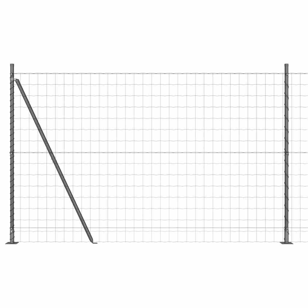 Žogs ar stabiem Pelēks 1.6 x 10 m Tērauds