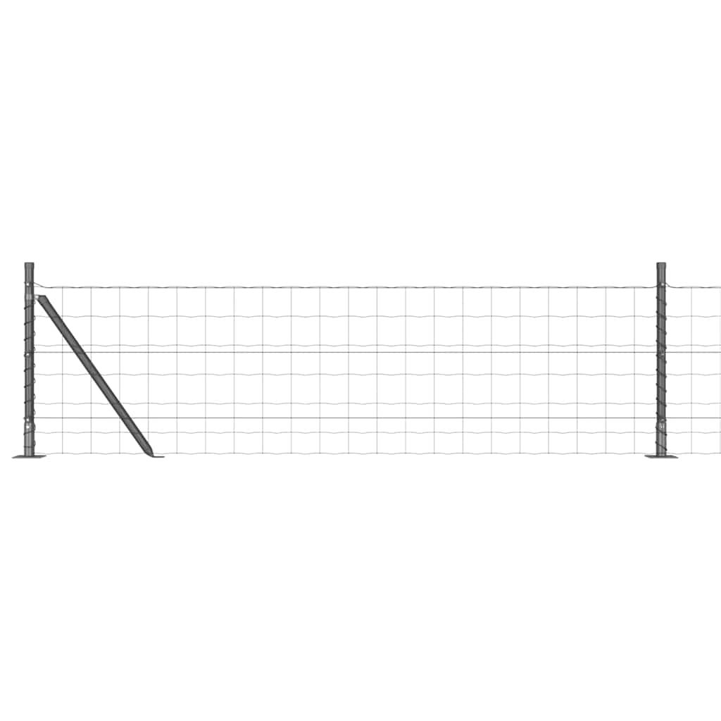 Žogs ar stabiem Pelēks 0.4 x 10 m Tērauds
