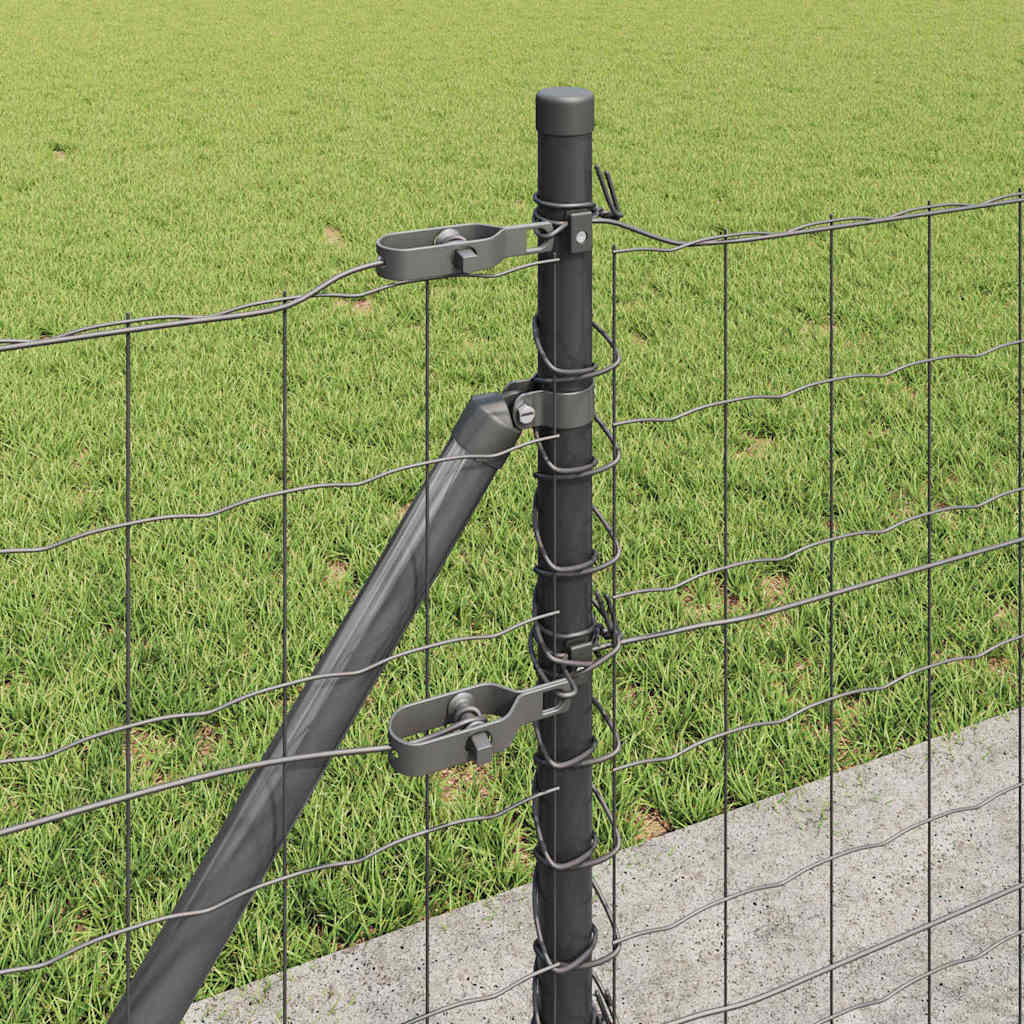Žogs ar stabiem Pelēks 0.6 x 50 m Tērauds