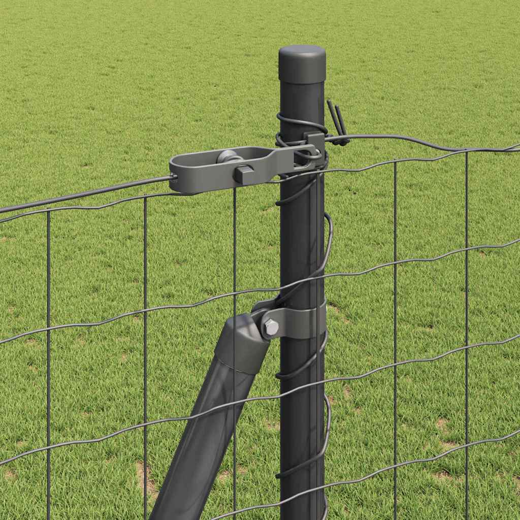 Žogs ar stabiem Pelēks 1.5 x 10 m Tērauds