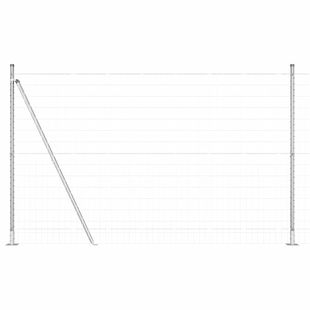 Žoga ar stabiem Sudraba 1,6 x 10 m Tērauds