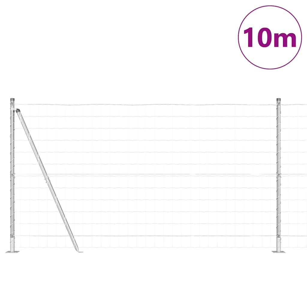 Tvora su stulpais Sidabro 1.2 x 10 m Plienas