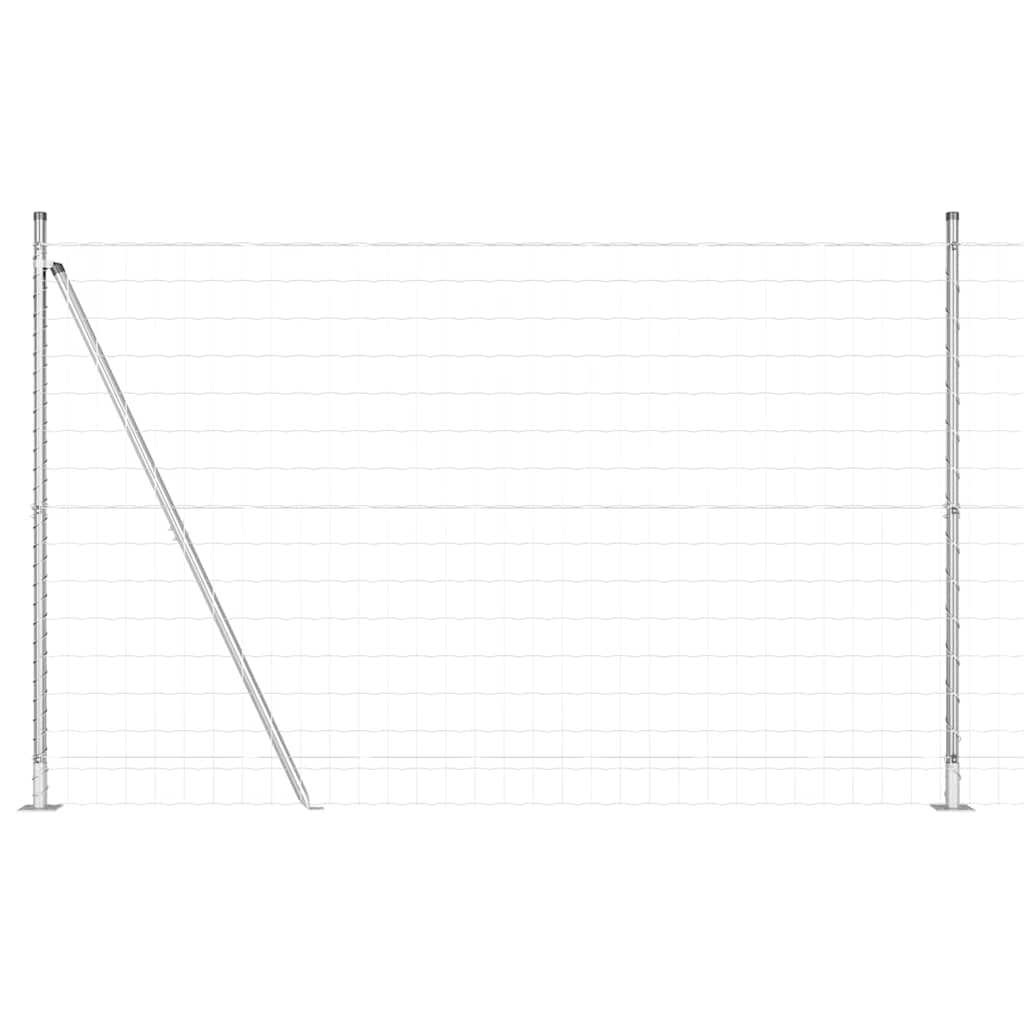 Žogs ar stabiem Sudraba 1.5 x 10 m Tērauds