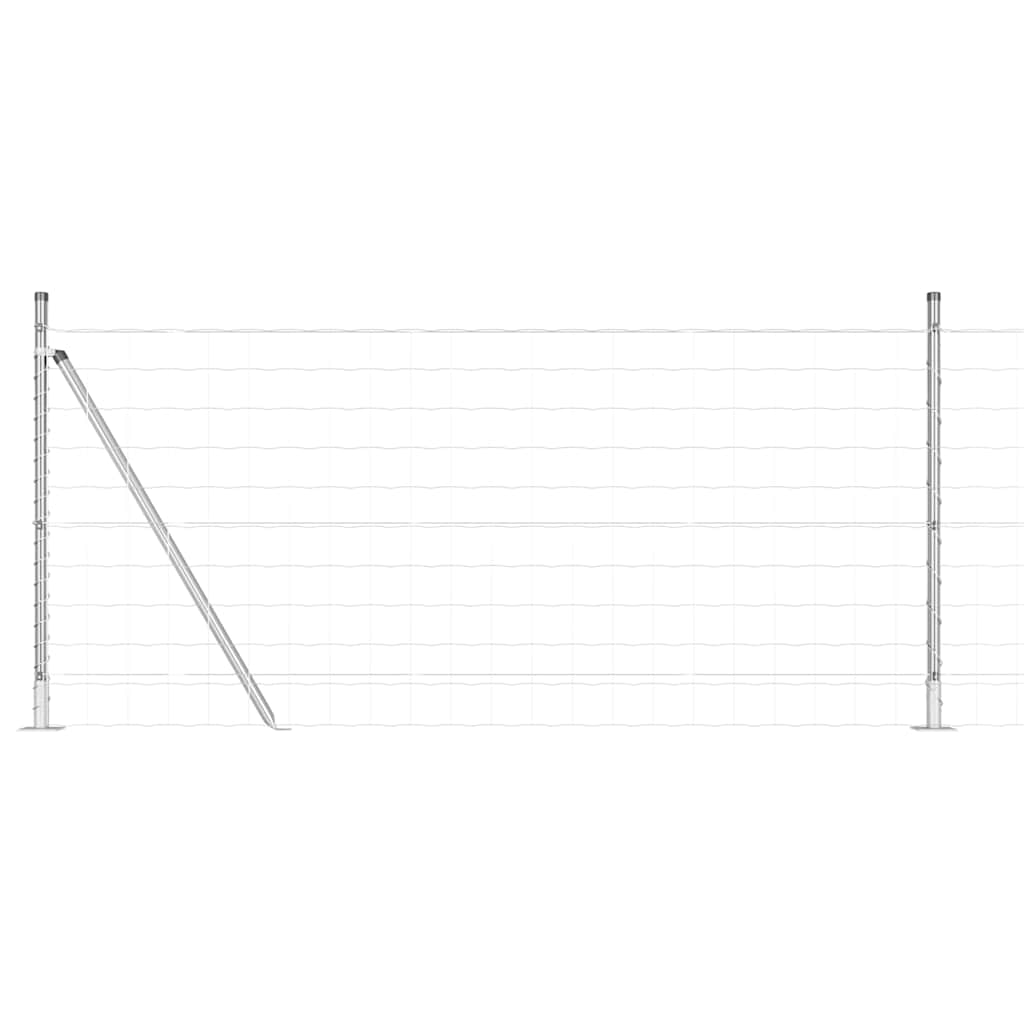 Žoga ar stabiem Sudraba 1 x 10 m Tērauds