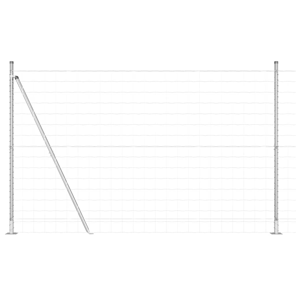 Žogs ar stabiem Sudraba 1.5 x 10 m Tērauds