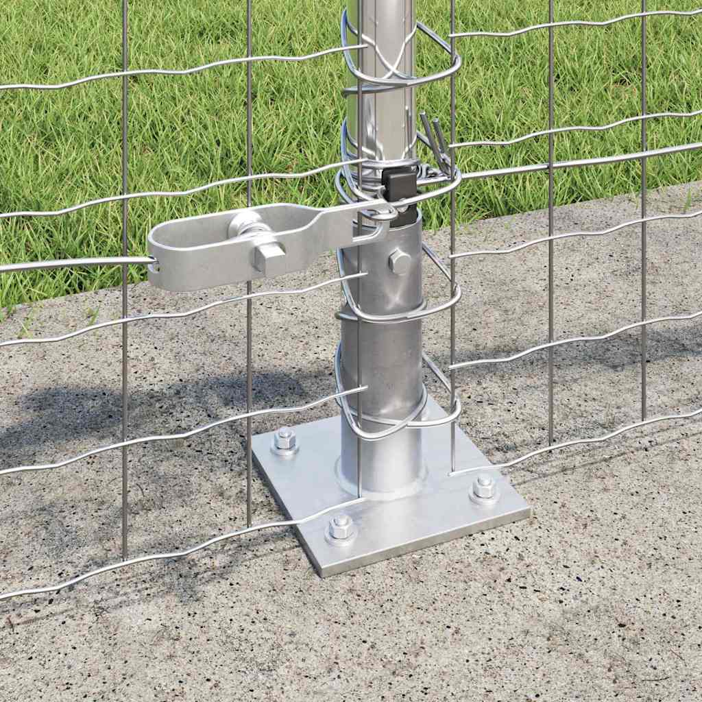 Žogs ar stabiem Sudraba 0.4 x 25 m Tērauds