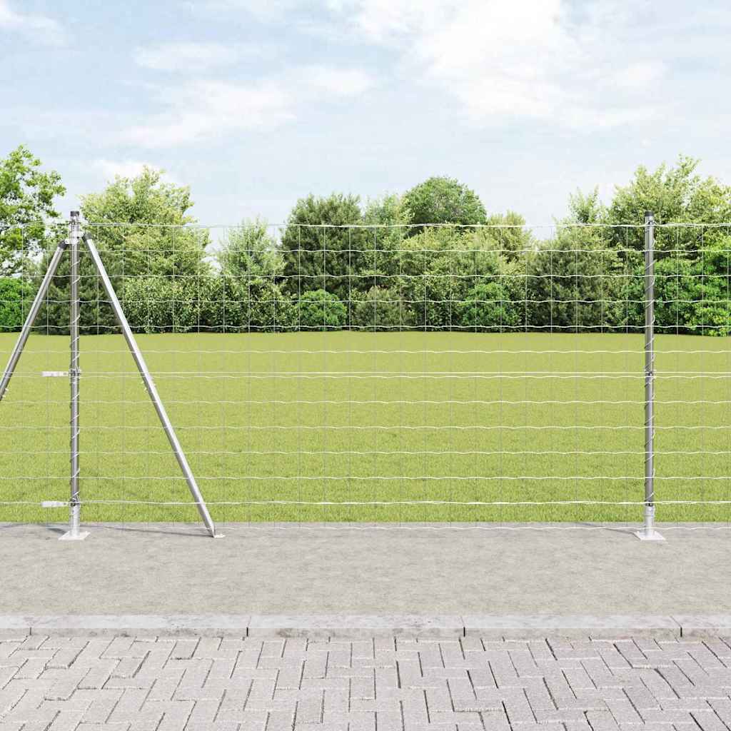 Tvora su stulpais Sidabro 1.2 x 25 m Plienas
