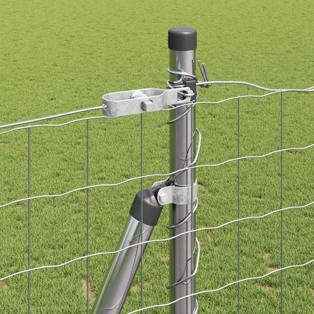Žoga ar stabiem Sudraba 1,6 x 10 m Tērauds