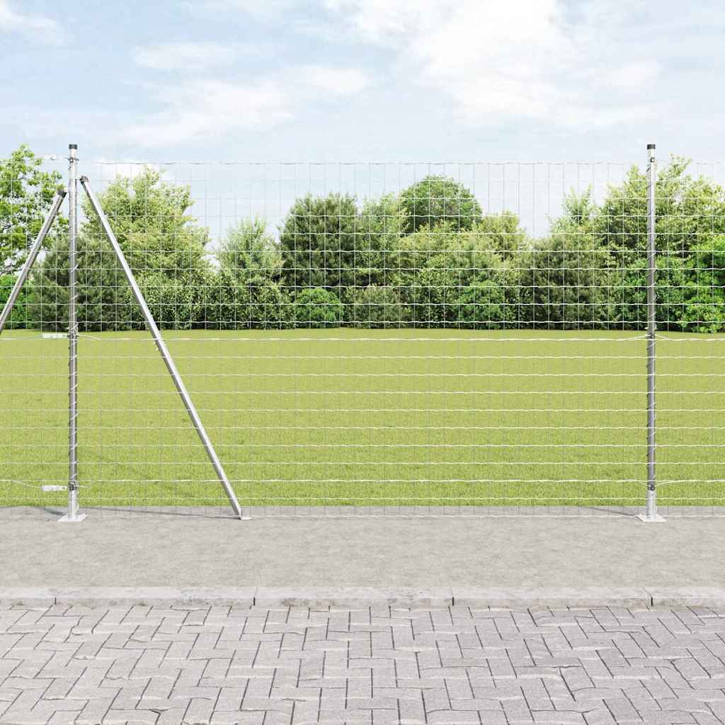 Žoga ar stabiem Sudraba 1,6 x 10 m Tērauds