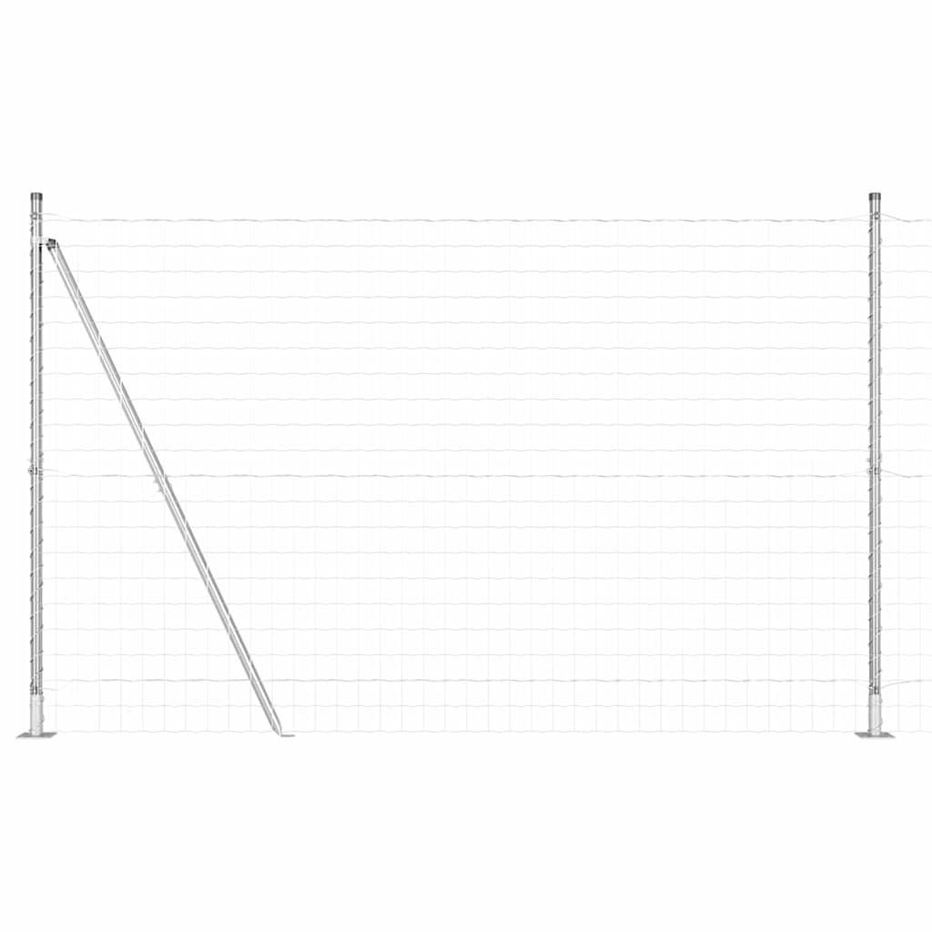 Žoga ar stabiem Sudraba 1,6 x 10 m Tērauds