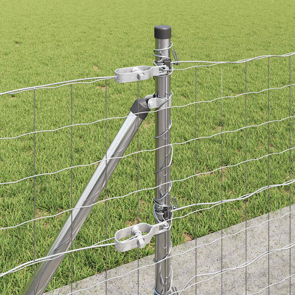 Žogs ar stabiem Sudraba 0.4 x 25 m Tērauds