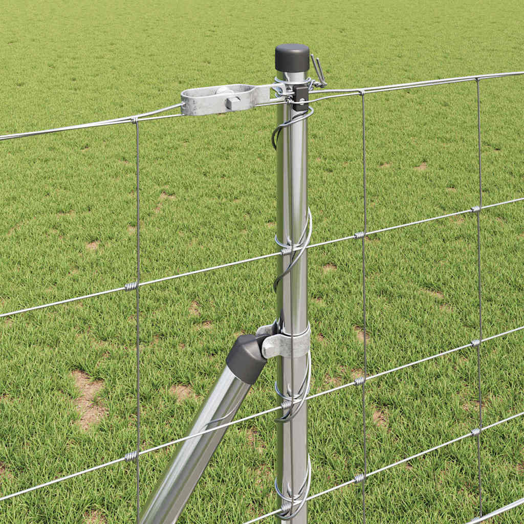 Ganību žogs Sudraba 25 x 1 m Galvanizēts tērauds