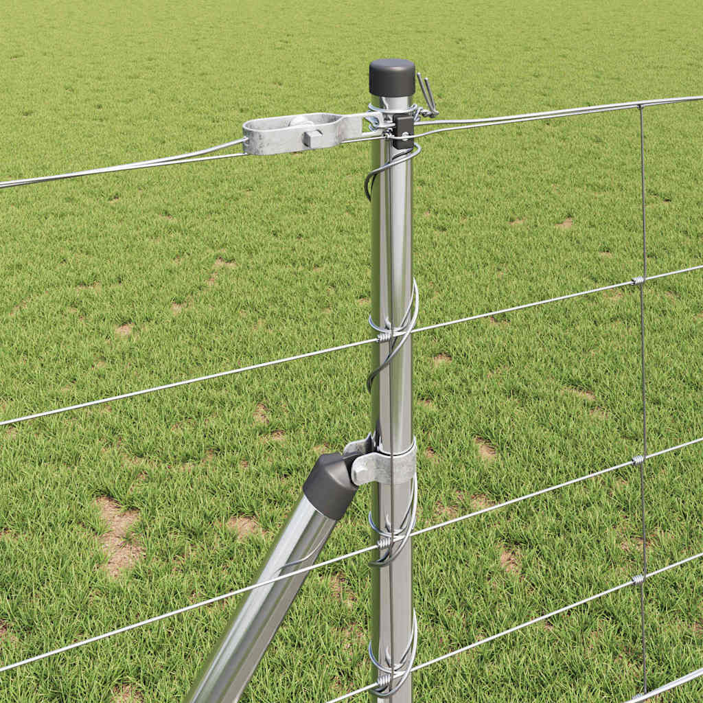 Ganyklų tvora Sidabro 25 x 1 m Galvanizuotas plienas