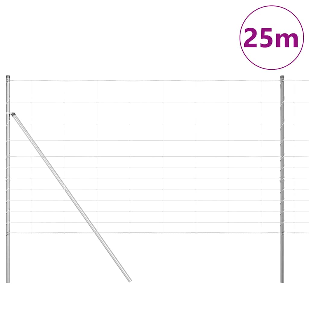 Ganu aploks Sudrabs 25 x 1.4 m Cinkots tērauds