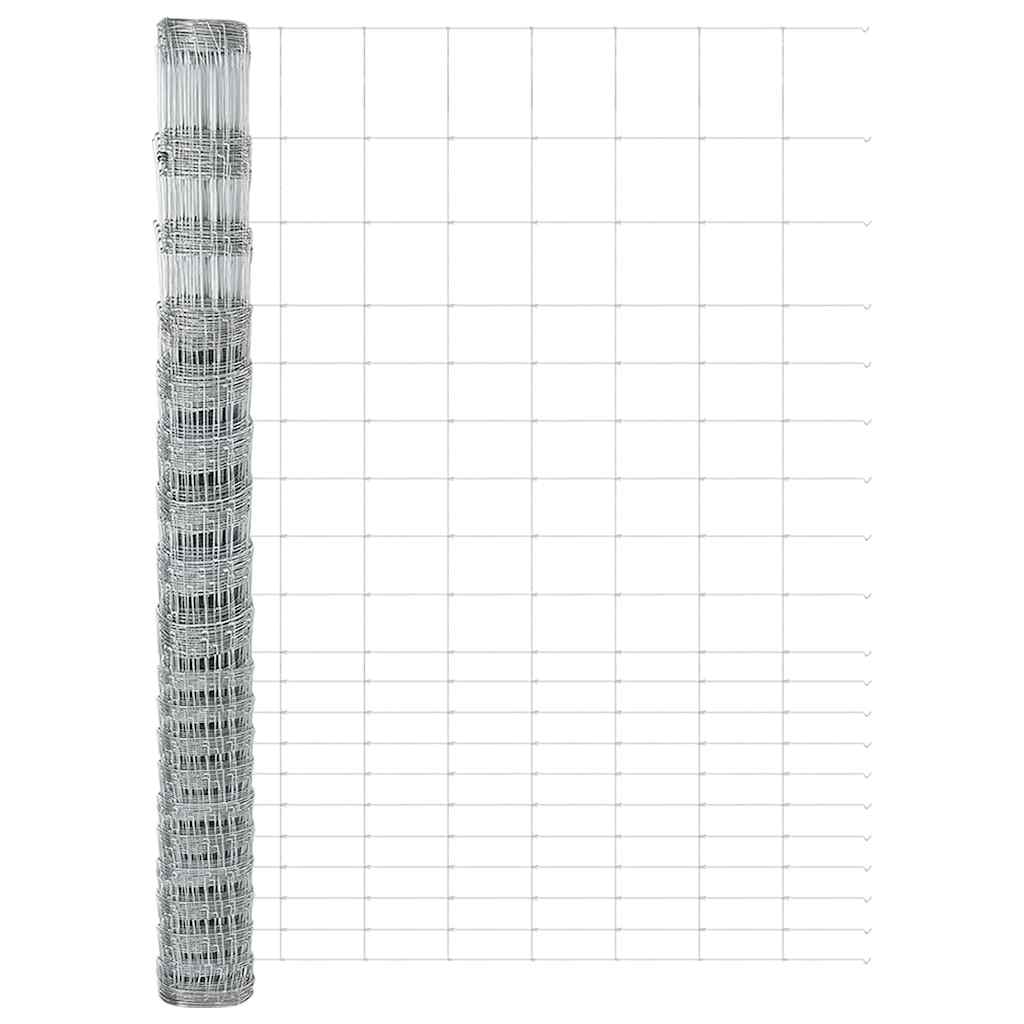 Ganyklų tvora Sidabro 25 x 1.6 m Galvanizuotas plienas