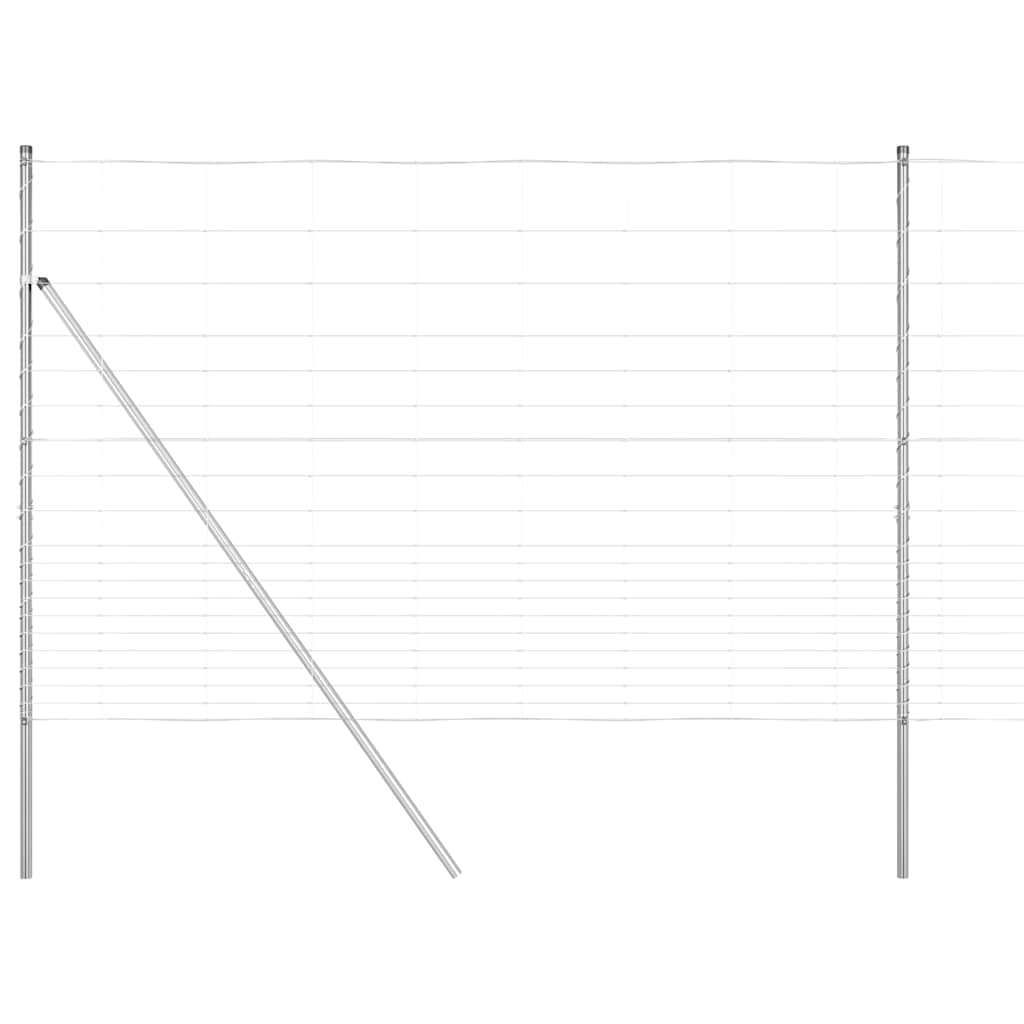 Ganību žogs Sudrabs 25 x 1.6 m Cinkots tērauds
