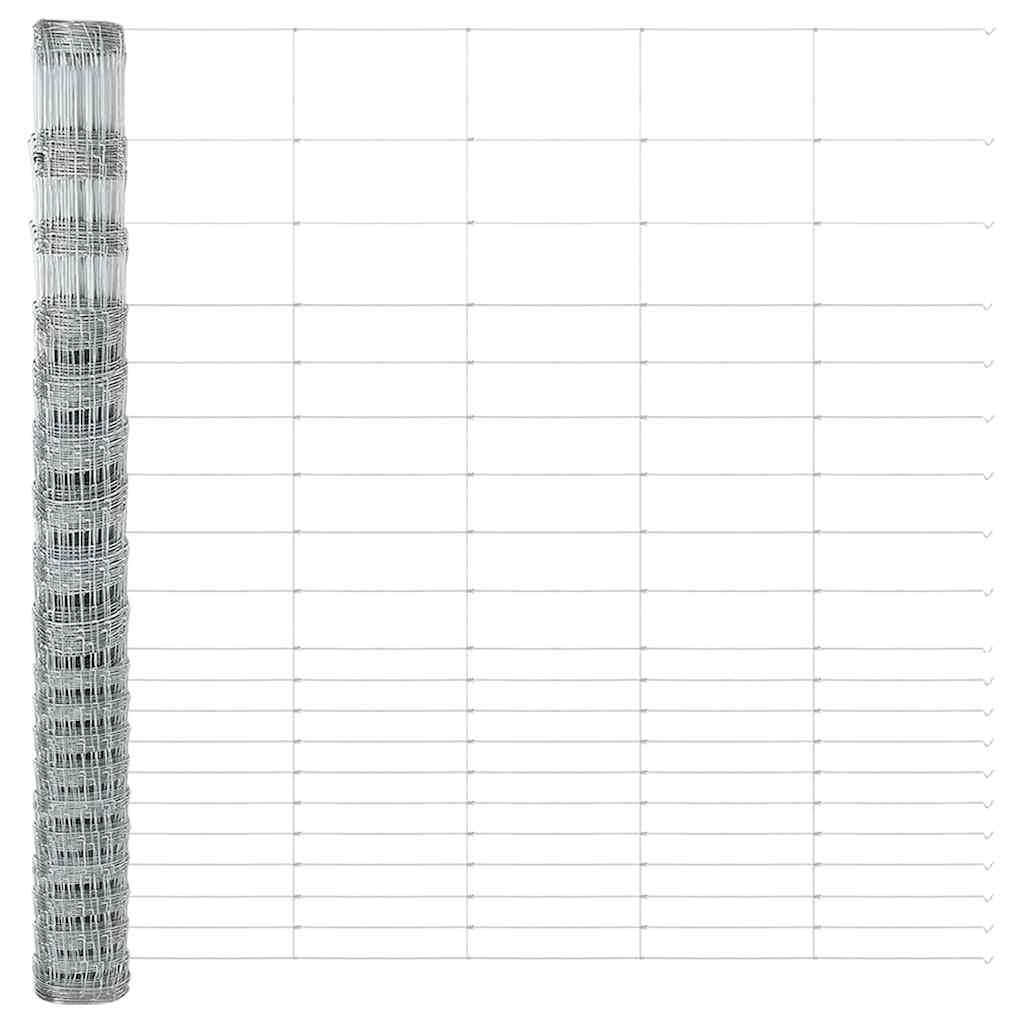 Ganību žogs Sudrabs 25 x 1.6 m Cinkots tērauds