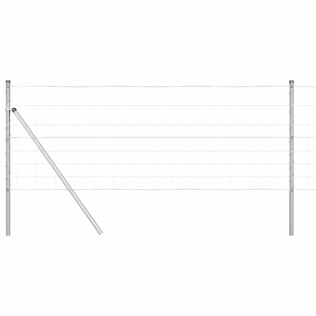Ganyklų tvora Sidabro 50 x 0.8 m Galvanizuotas plienas